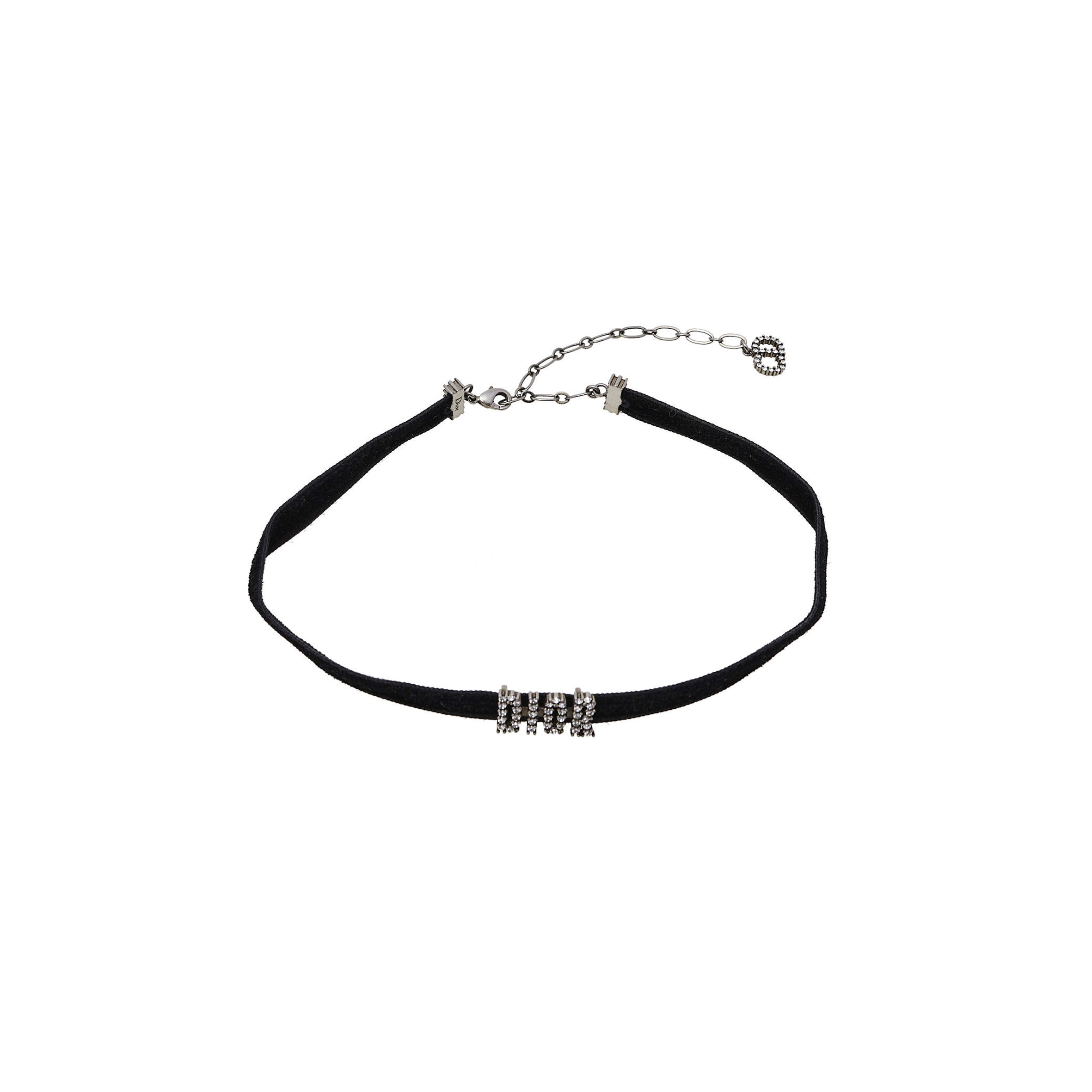 DIOR LOGO CHOKER NECKLACE N0683ADRCY_D909